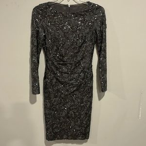 Silver Sequined Dress